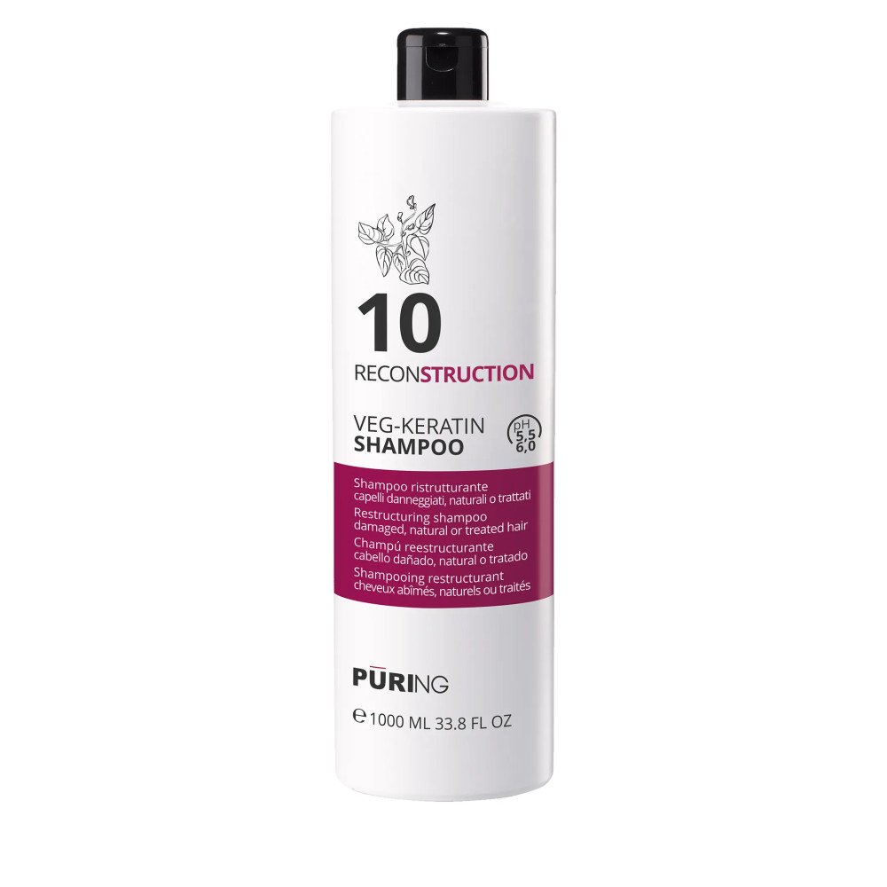 Produktbild för PÜRING PR 10 Reconstruction Veg-Keratin Shampoo 1000ml