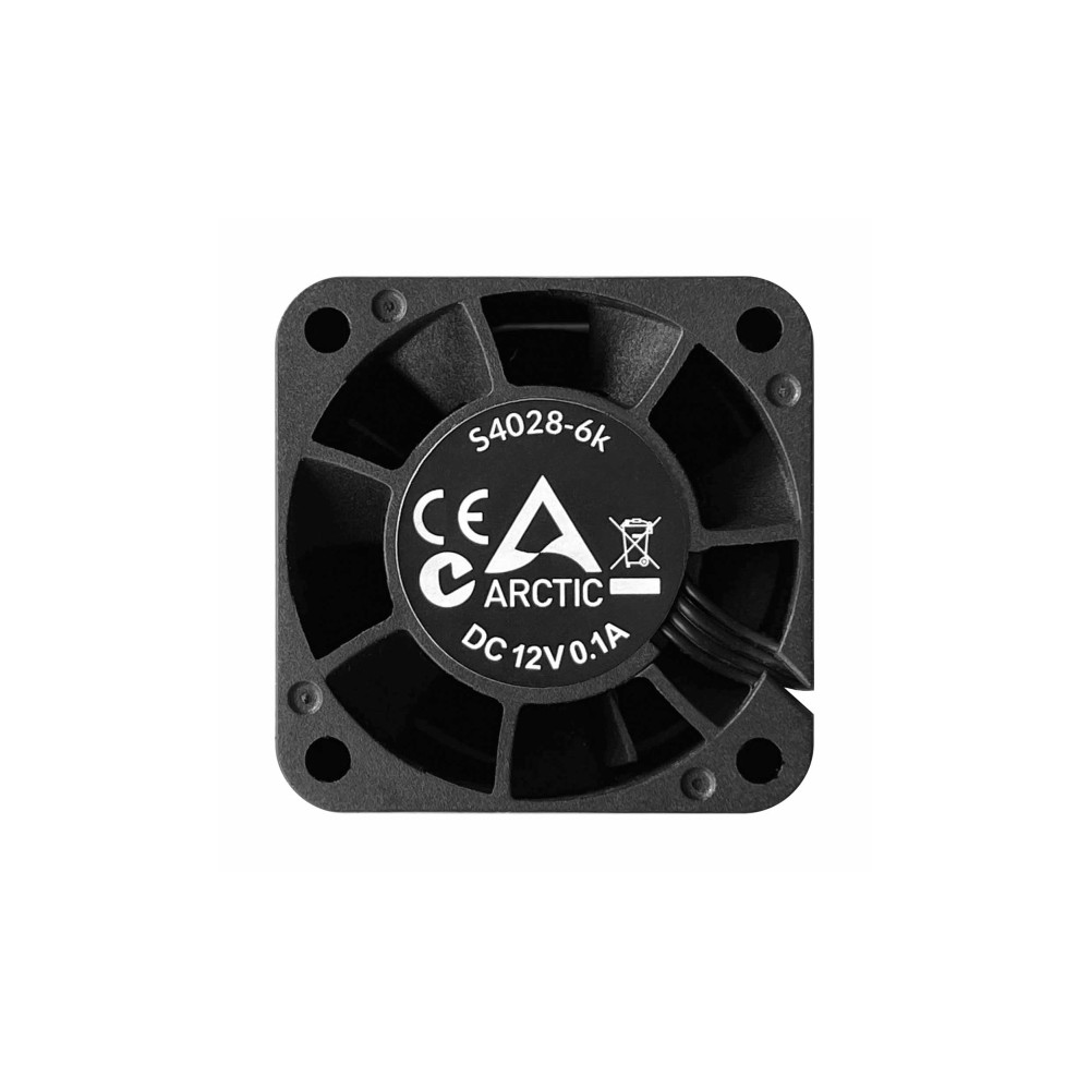 Produktbild för ARCTIC S4028-6K, Fan, 4 cm, 250 RPM, 6000 RPM, 7,1 cfm, 12,0...