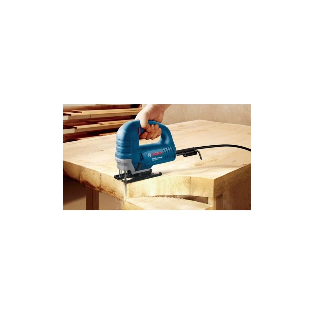 Produktbild för Bosch GST 8000 E Professional, Övre handtag, Svart, Blå, Grå...