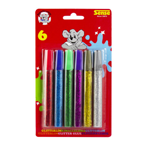Sense Glitterlim 6-pack