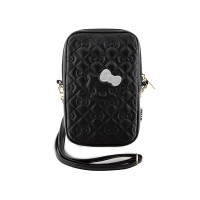 Produktbild för Hello Kitty handväska HKPBPEKHBPK svart/svart quiltat rosett...