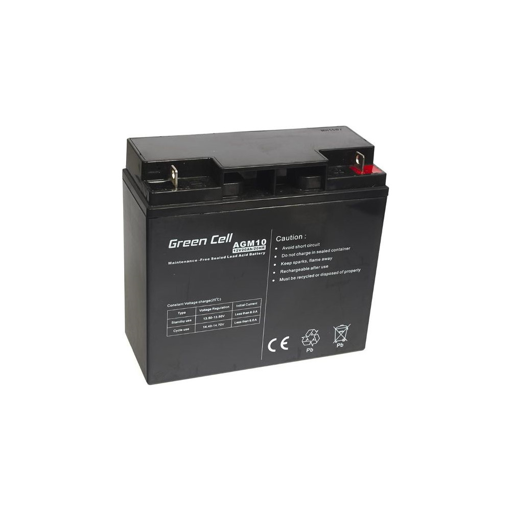 Produktbild för Green Cell - UPS-batteri - VRLA - 20 Ah