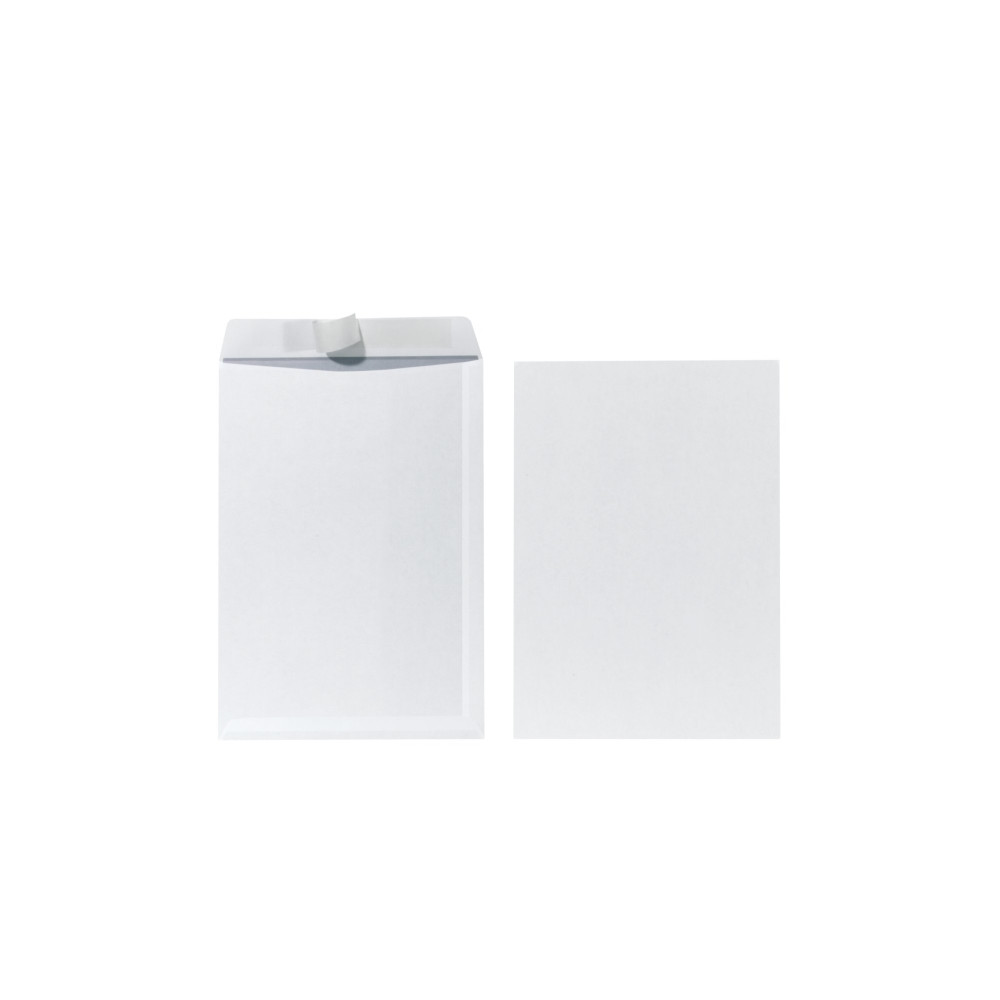 Produktbild för Kuvert Herlitz C4 (229 x 324 mm) vit 90g Peel &amp Seal (25...