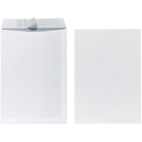 Produktbild för Kuvert Herlitz C4 (229 x 324 mm) vit 90g Peel &amp Seal (25...