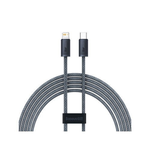 Baseus Baseus Dynamic, 2 m, Lightning, USB C, Hanstik, Hanstik, Grå