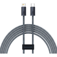 Produktbild för Baseus Dynamic, 2 m, Lightning, USB C, Hanstik, Hanstik, Grå