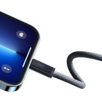 Produktbild för Baseus Dynamic, 2 m, Lightning, USB C, Hanstik, Hanstik, Grå