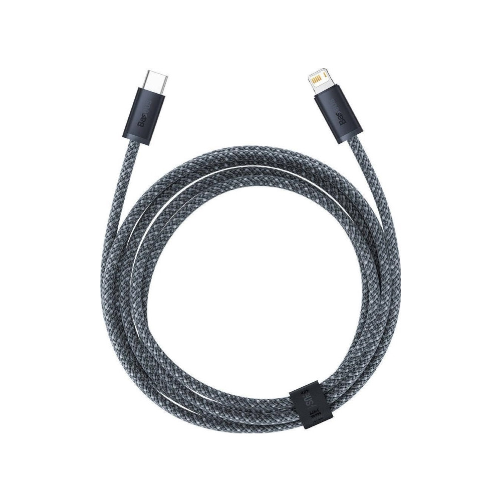 Produktbild för Baseus Dynamic, 2 m, Lightning, USB C, Hanstik, Hanstik, Grå