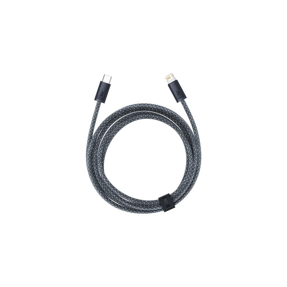 Produktbild för Baseus Dynamic, 2 m, Lightning, USB C, Hanstik, Hanstik, Grå