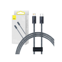 Produktbild för Baseus Dynamic, 2 m, Lightning, USB C, Hanstik, Hanstik, Grå