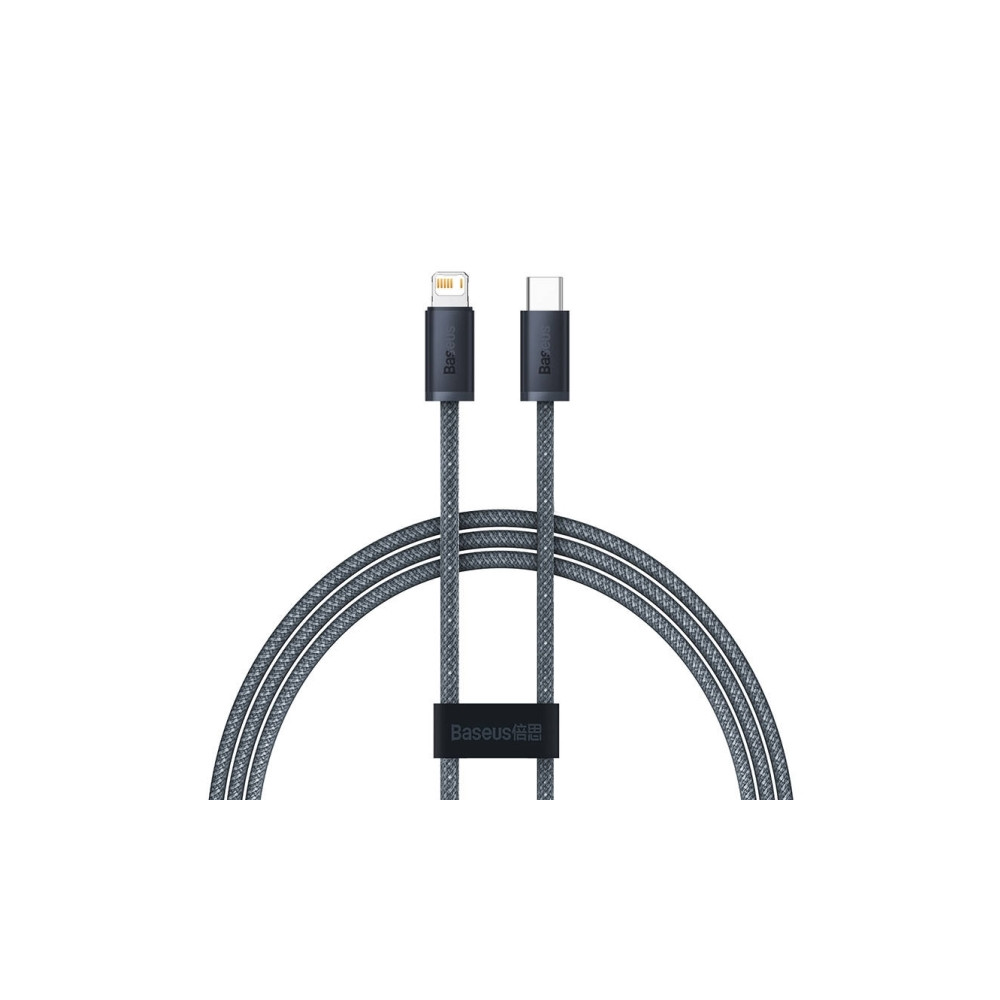 Produktbild för Baseus Dynamic, 2 m, Lightning, USB C, Hanstik, Hanstik, Grå