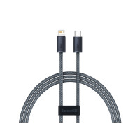 Produktbild för Baseus Dynamic, 2 m, Lightning, USB C, Hanstik, Hanstik, Grå