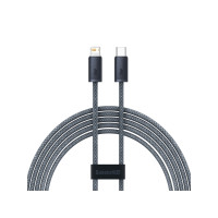 Produktbild för Baseus Dynamic, 2 m, Lightning, USB C, Hanstik, Hanstik, Grå