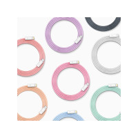 Produktbild för Baseus Dynamic, 2 m, Lightning, USB C, Hanstik, Hanstik, Grå