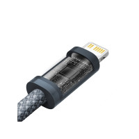 Produktbild för Baseus Dynamic, 2 m, Lightning, USB C, Hanstik, Hanstik, Grå
