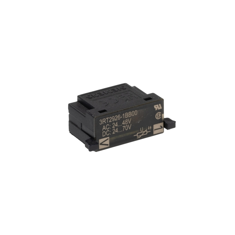 Produktbild för Siemens 3RT2926-1BB00 Överspänningsskydd Med varistor Svart...