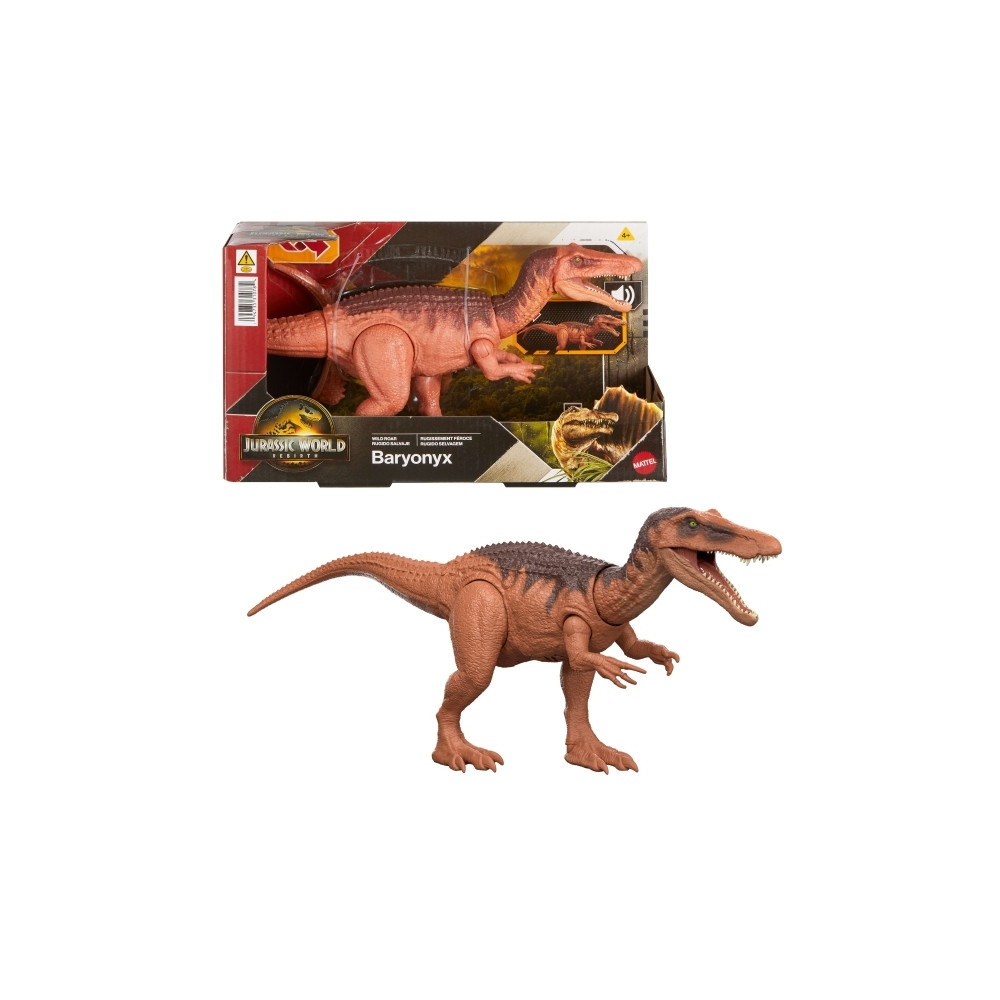 Produktbild för Jurassic World Wild Roar-dinosaur, actionlegetøj, bideangreb...