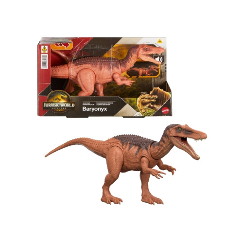 MATTEL Jurassic World Wild Roar-dinosaur, actionlegetøj, bideangreb...