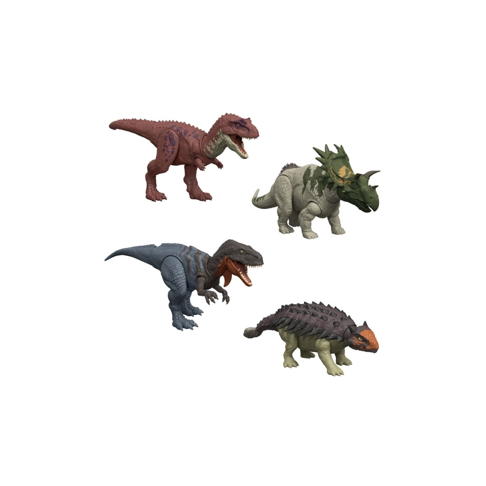 Produktbild för Jurassic World Wild Roar-dinosaur, actionlegetøj, bideangreb...