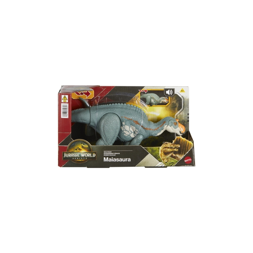 Produktbild för Jurassic World Wild Roar-dinosaur, actionlegetøj, bideangreb...