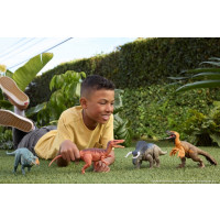 Produktbild för Jurassic World Wild Roar-dinosaur, actionlegetøj, bideangreb...
