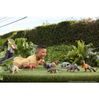 Produktbild för Jurassic World Wild Roar-dinosaur, actionlegetøj, bideangreb...