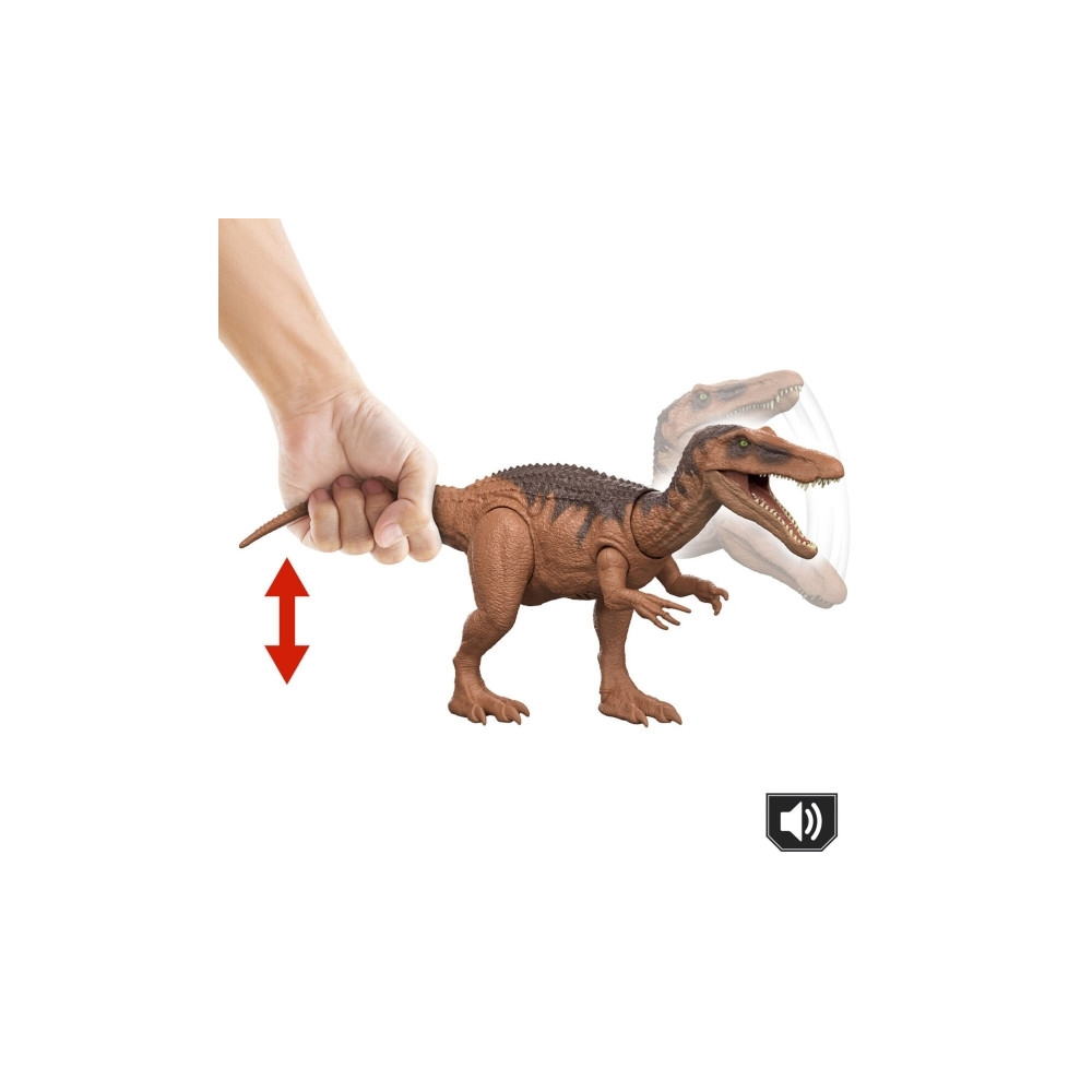 Produktbild för Jurassic World Wild Roar-dinosaur, actionlegetøj, bideangreb...