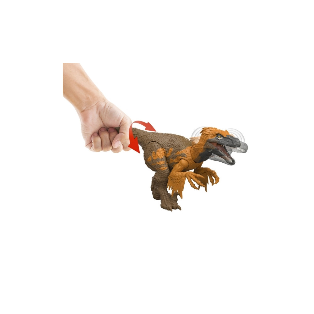 Produktbild för Jurassic World Wild Roar-dinosaur, actionlegetøj, bideangreb...