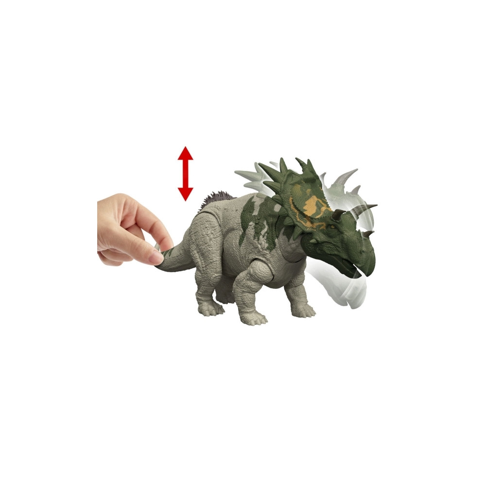 Produktbild för Jurassic World Wild Roar-dinosaur, actionlegetøj, bideangreb...