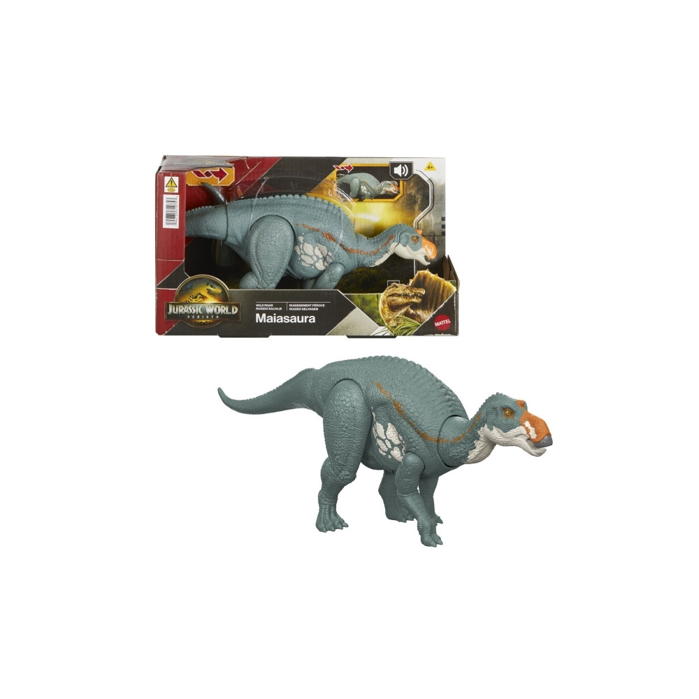 Produktbild för Jurassic World Wild Roar-dinosaur, actionlegetøj, bideangreb...