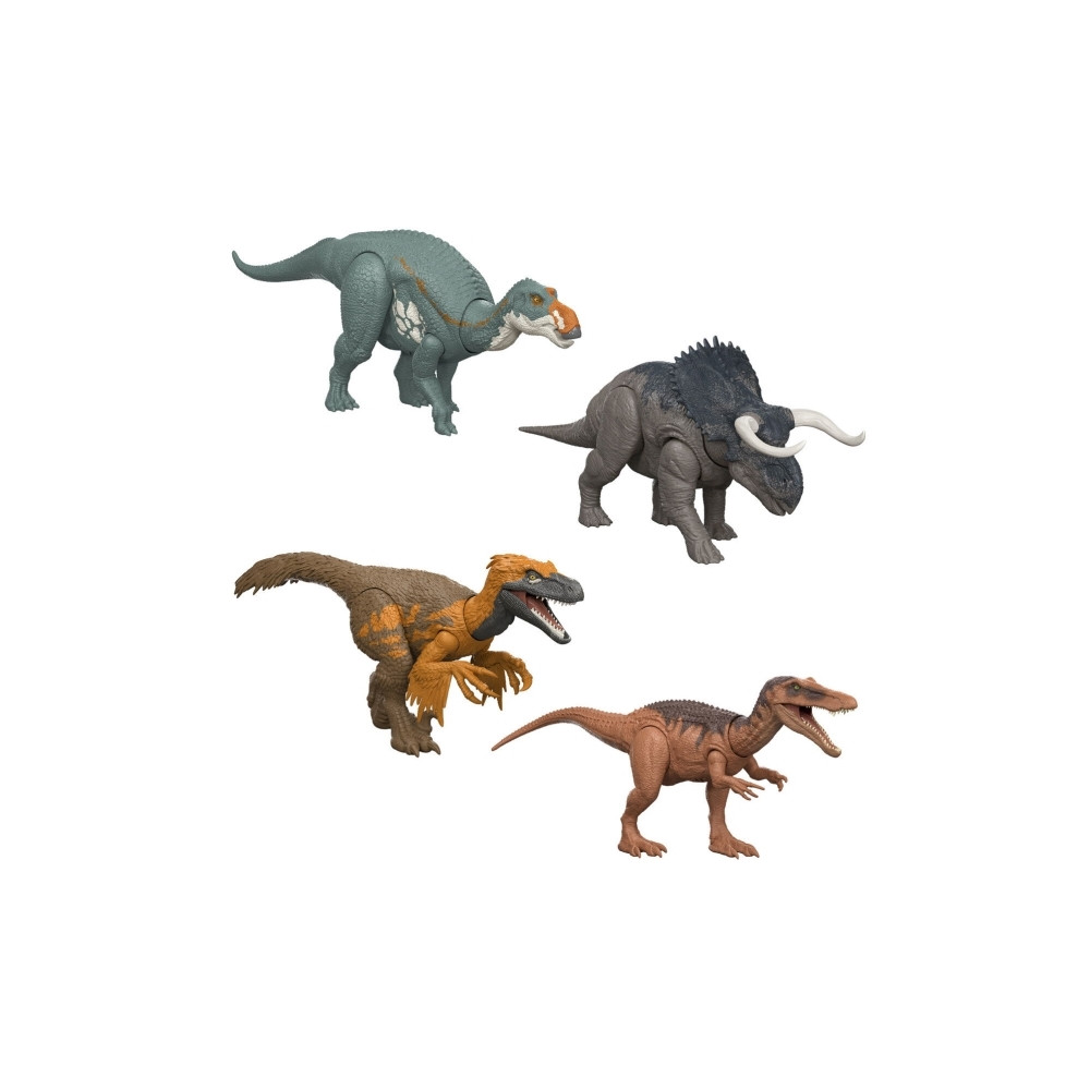 Produktbild för Jurassic World Wild Roar-dinosaur, actionlegetøj, bideangreb...