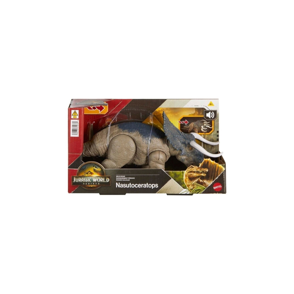 Produktbild för Jurassic World Wild Roar-dinosaur, actionlegetøj, bideangreb...