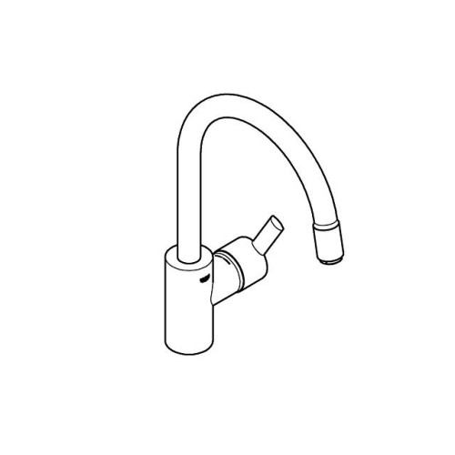 GROHE Grohe DIY Feel etgr kök – utdragbar mouss etgr köksblandare,...