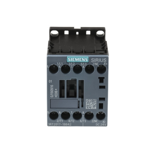 Siemens Siemens 3RT2017-1BB42 Contactor 3 x brytare 5,5 kW 24 V/DC 1...