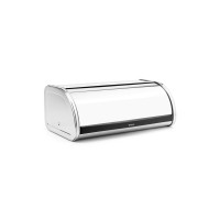 Produktbild för Brabantia Brilliant Steel Roll Top Bread Bin, Rektangulär, R...