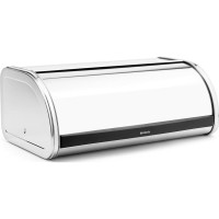 Produktbild för Brabantia Brilliant Steel Roll Top Bread Bin, Rektangulär, R...
