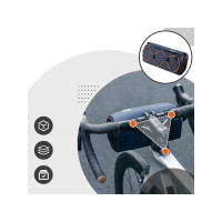 Produktbild för RockBros cykelväska för styre 2,2 l