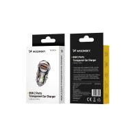 Produktbild för Wozinsky bil­laddare 65W – USB-C PD 65W / USB-A 45W QC 3.0,...