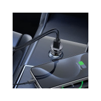 Produktbild för Wozinsky bil­laddare 65W – USB-C PD 65W / USB-A 45W QC 3.0,...