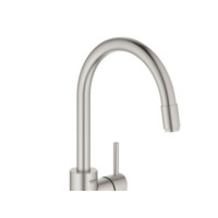 Produktbild för Grohe Concetto, Etgrebskøkkenbatteri, højt udløb, Grohe Zero