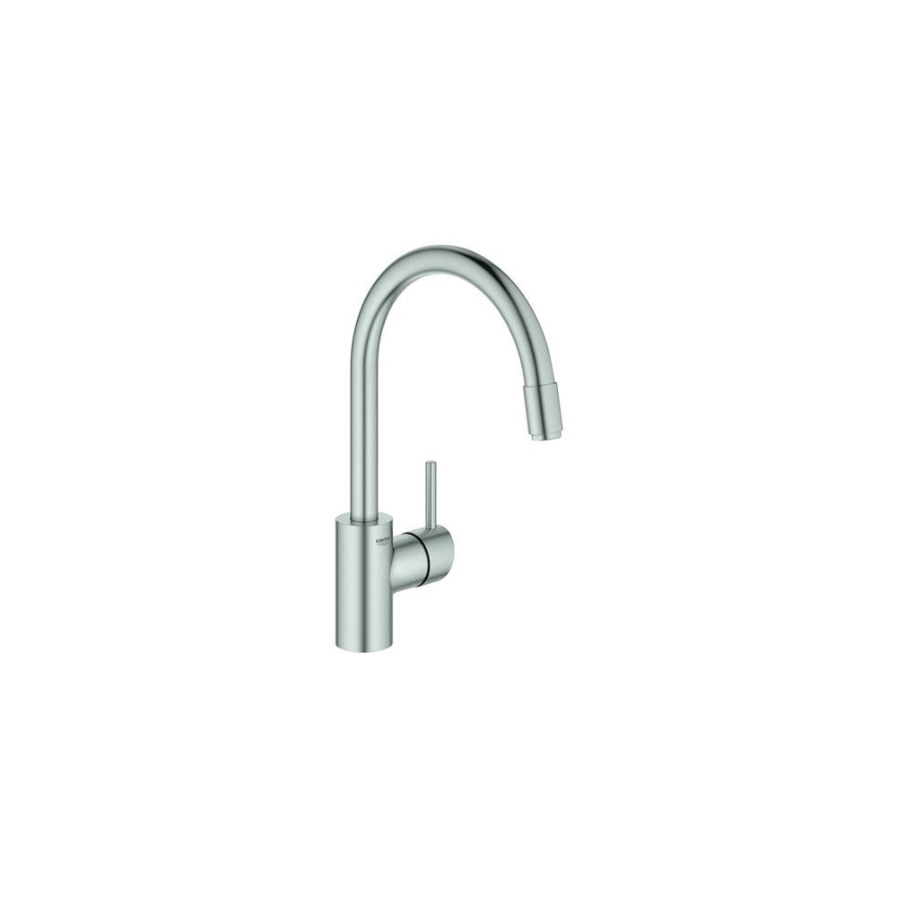Produktbild för Grohe Concetto, Etgrebskøkkenbatteri, højt udløb, Grohe Zero