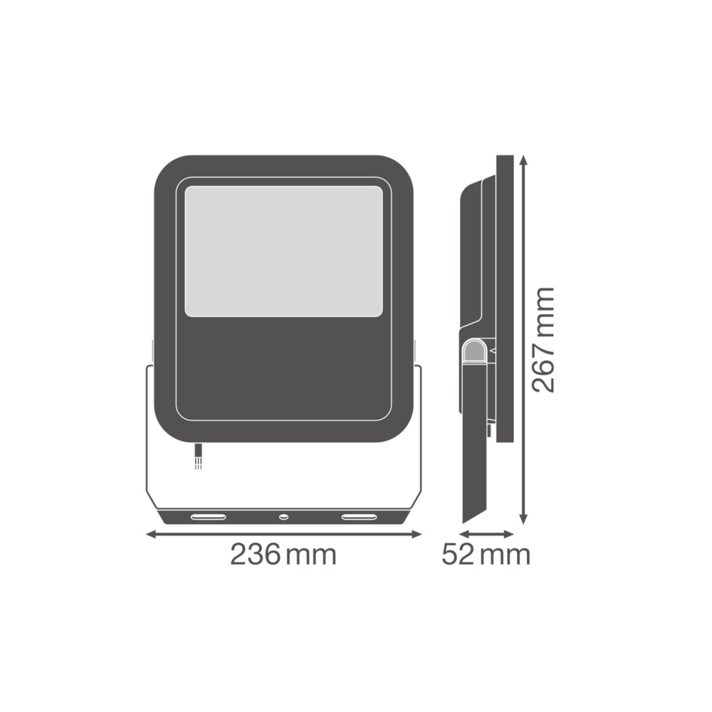 Produktbild för LED FLOOD-projektor PFM 100 P 69W/53W 10000lm/8000lm 4000K 8...