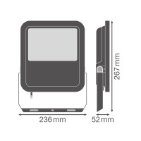 Produktbild för LED FLOOD-projektor PFM 100 P 69W/53W 10000lm/8000lm 4000K 8...