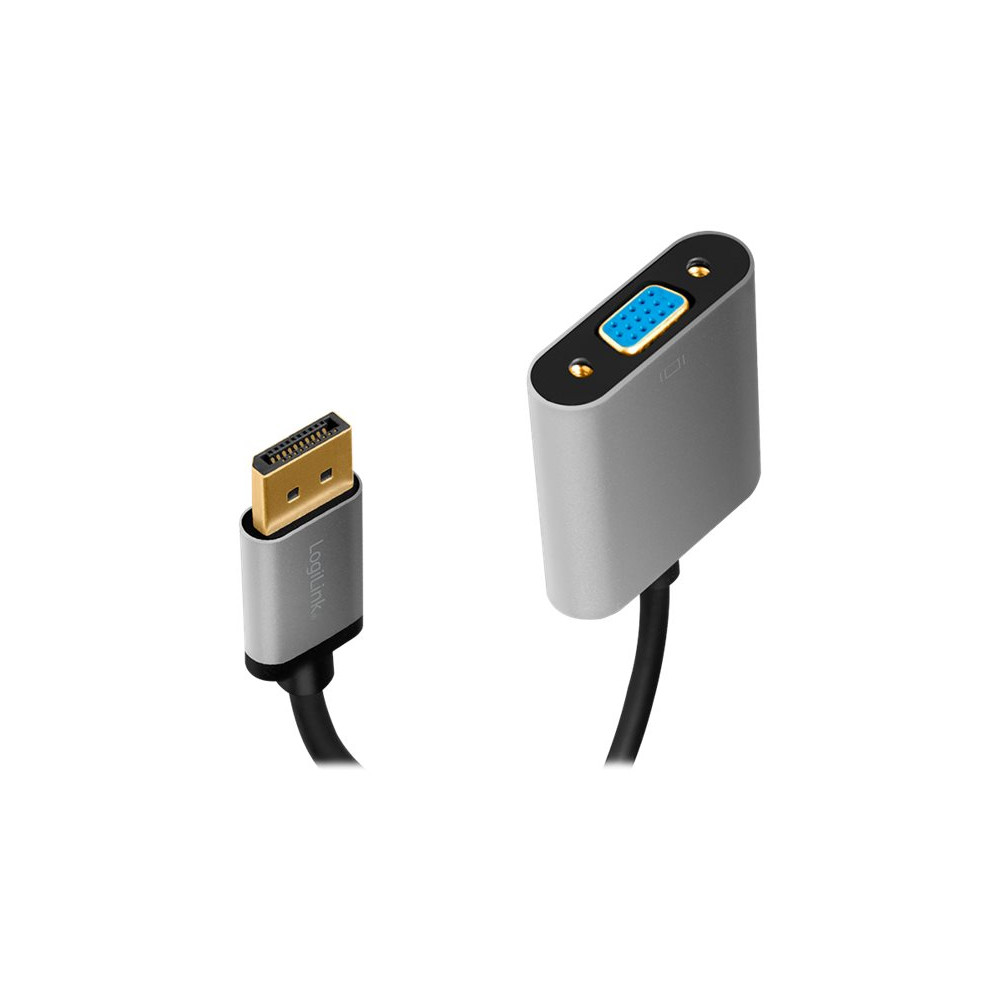 Produktbild för LogiLink - videokort - DisplayPort till HD-15 (VGA) - 15 cm