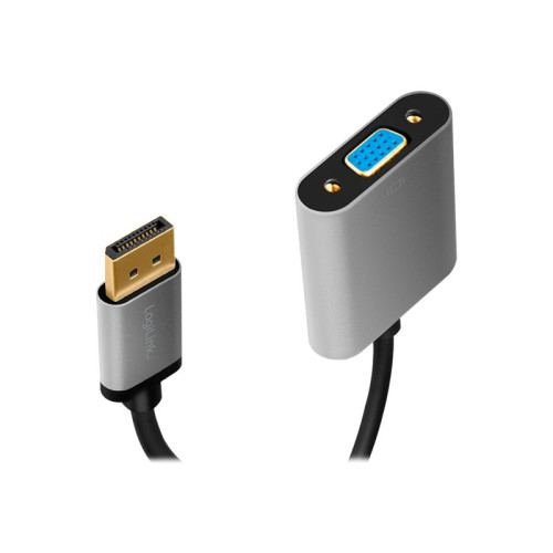 LogiLink LogiLink - videokort - DisplayPort till HD-15 (VGA) - 15 cm