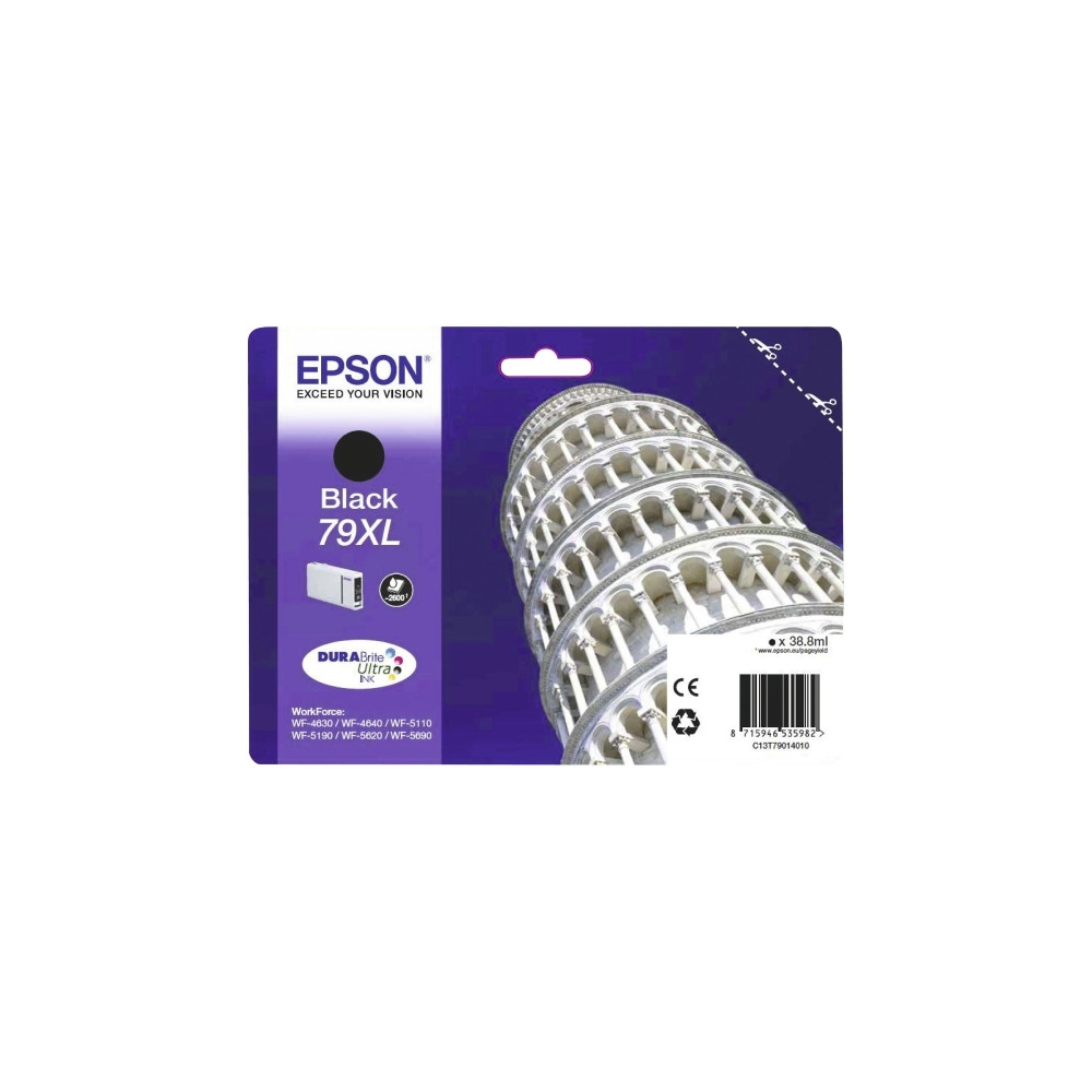 Produktbild för Epson 79XL - XL - svart - original - bläckpatron
