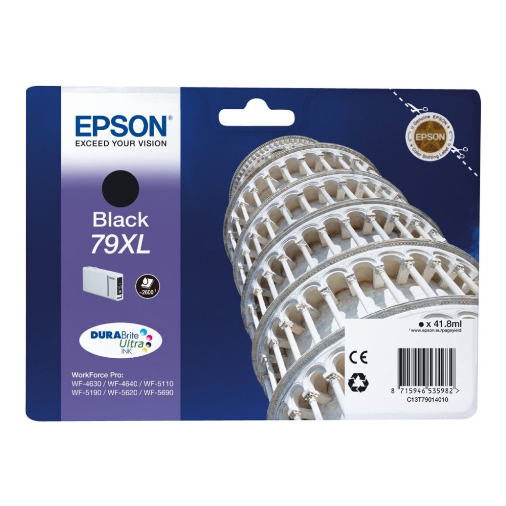 Produktbild för Epson 79XL - XL - svart - original - bläckpatron