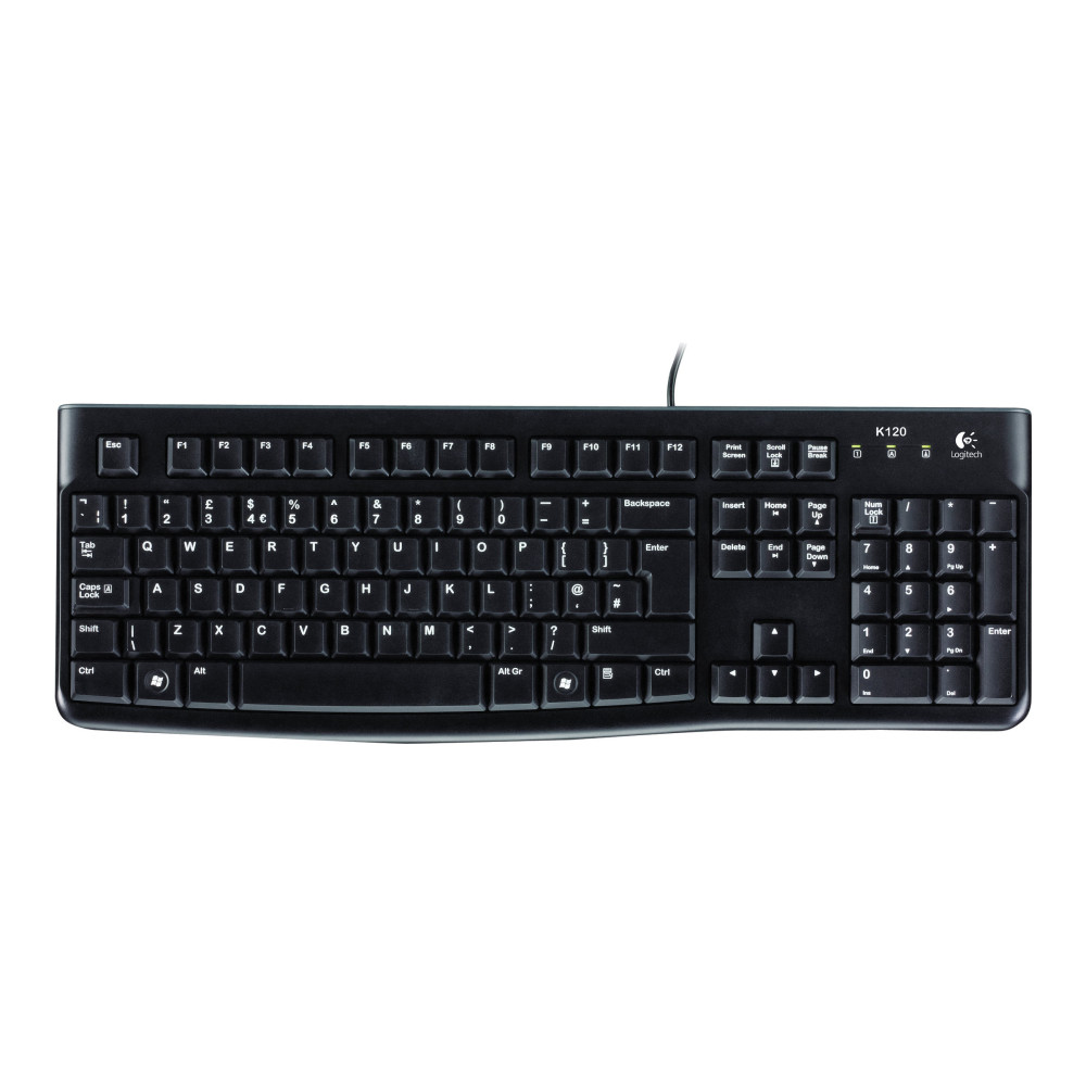 Produktbild för Logitech Desktop MK120 - sats med tangentbord och mus - slovensk Inmatningsenhet