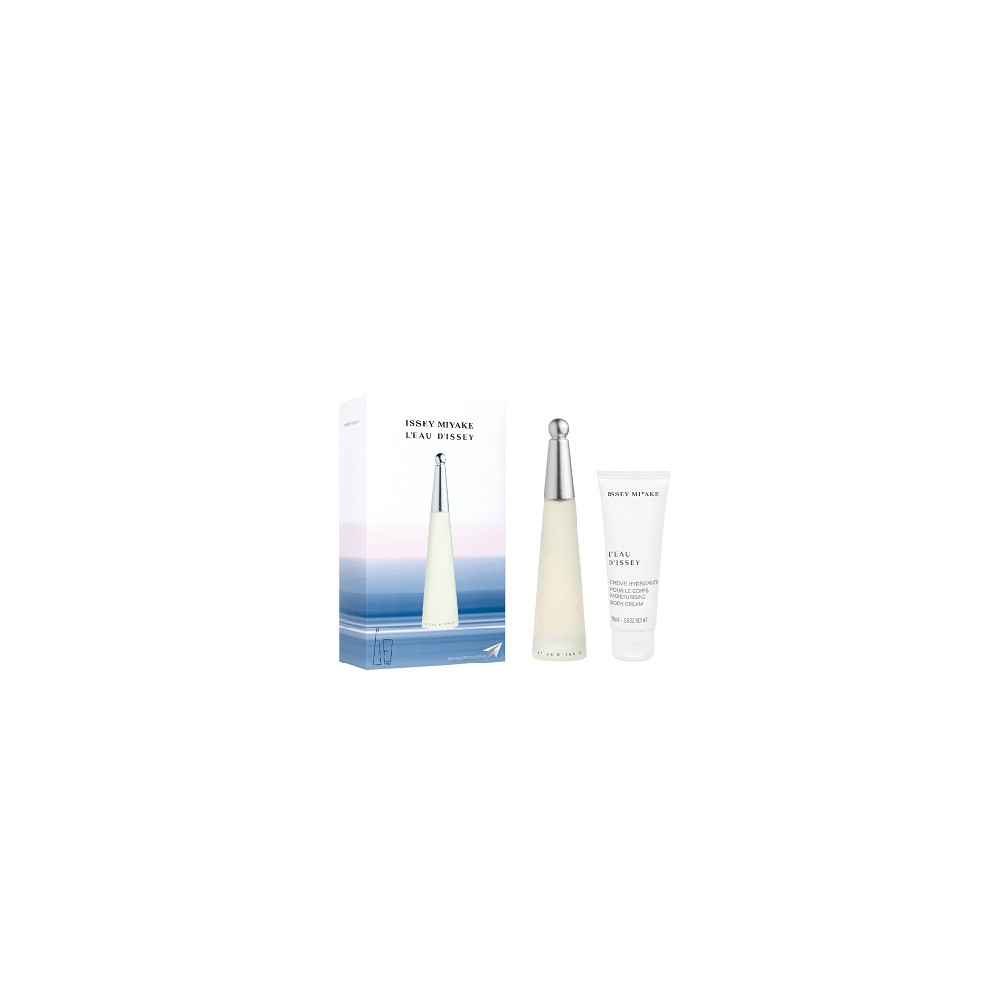Produktbild för Issey Miyake L'Eau D'Issey eau de toilette for women 100 ml + tělový krém 75 ml gift set