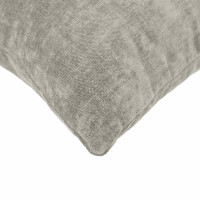 Produktbild för Kuddöverdrag 6 st HEERLEN Ljusgrå 30 x 30 cm Chenilletyg